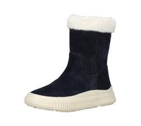 Stiefelette GEOX "Geox Stiefelette Leder/Textil", Damen, Gr. 29, blau (navy), Leder, Textil, Schuhe Stiefelette (89284124-29) navy