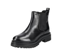 Stiefelette GEOX "Geox Stiefelette Leder/Textil", Damen, Gr. 37, schwarz, Leder, Textil, Schuhe Stiefelette (94092069-37)
