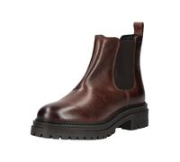 Stiefelette GEOX "Geox Stiefelette Leder/Textil", Damen, Gr. 39, braun, Leder, Textil, Schuhe Stiefelette (46765953-39) braun