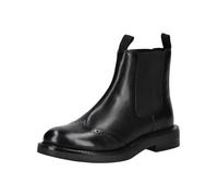 Stiefelette GEOX "Geox Stiefelette Leder/Textil", Damen, Gr. 40, schwarz, Leder, Textil, casual, Schuhe (37458244-40) schwarz