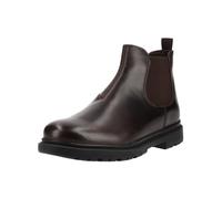 Stiefelette GEOX "Geox Stiefelette Leder/Textil", Damen, Gr. 43, braun (coffee), Leder, Textil, Schuhe Stiefelette (94741046-43) coffee