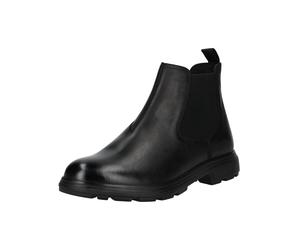 Stiefelette GEOX "Geox Stiefelette Leder/Textil", Herren, Gr. 46, Textil, schwarz, Leder, Textil, Schuhe Stiefelette (19785704-46) schwarz