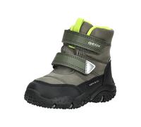 Stiefelette GEOX "Geox Stiefelette Lederimitat/Textil", Mädchen, Gr. 25, grün (dunkelgrün), Lederimitat, Textil, Schuhe Stiefelette (47207945-25) dunkelgrün