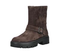 Stiefelette GEOX "Geox Stiefelette Veloursleder", Damen, Gr. 41, dunkelbraun, Veloursleder, Schuhe Stiefelette (55460307-41) dunkelbraun
