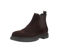 Stiefelette GEOX "Geox Stiefelette Veloursleder/Textil", Herren, Gr. 45, braun (dunkelbraun), Textil, Veloursleder, Schuhe Stiefelette (71647021-45) dunkelbraun