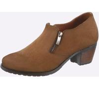 Stiefelette HEINE, Damen, Gr. 42, camel, braun, Leder, Rindsleder, Veloursleder, Schuhe Stiefelette (29322537-42) camel, braun