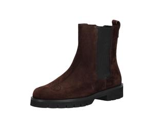 Stiefelette HÖGL "Högl Stiefelette Veloursleder/Textil", Damen, Gr. 39, braun, Textil, Veloursleder, Schuhe Stiefelette (96635913-39) braun