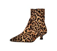 Stiefelette INUOVO "INUOVO Stiefelette Leder/Textil", Damen, Gr. 42, leopard, Leder, Textil, Schuhe (27774709-42) leopard