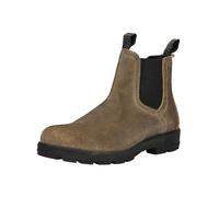 Stiefelette JEEP "Jeep Stiefelette Veloursleder", Herren, Gr. 43, braun (taupe), Veloursleder, Schuhe Stiefelette (39423617-43) taupe