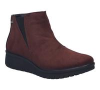 Stiefelette JOSEF SEIBEL "Calais 54, bordeaux", Damen, Gr. 37, rot (bordeaux), Obermaterial: 100% Textilmaterial TEXMAT., Schuhe Stiefelette (26201911-37) bordeaux