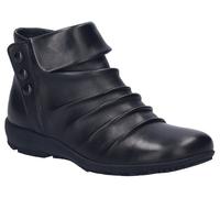 Josef Seibel Damen Klassische Stiefeletten Charlotte.14,Weite G (Normal),Bootee,Booties,halbstiefel,Kurzstiefel,Black-Black,39 EU