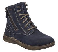 Stiefelette JOSEF SEIBEL "Conny 55, ocean", Damen, Gr. 39, blau (ocean), Obermaterial: 100% Rindsleder Leather cow., Schuhe Stiefelette (55361820-39) ocean