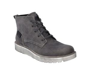 Stiefelette JOSEF SEIBEL "Cooper 04, asphalt-kombi", Herren, Gr. 43, grau (asphalt, kombi), Obermaterial: 100% Rindsleder Leather cow., Schuhe Stiefelette (68326218-43) asphalt, kombi