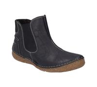 Josef Seibel Damen Chelsea Boots Fergey 63,Weite G (Normal),Wechselfußbett,uebergangsstiefel,Schlupfstiefel,flach,schwarz,38 EU
