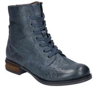 Stiefelette JOSEF SEIBEL "Sanja 01, azur", Damen, Gr. 38, blau (azur), Obermaterial: 100% Rindsleder Leather cow., Schuhe Stiefelette (11686960-38) azur