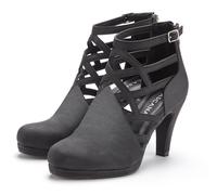 Stiefelette LASCANA, Damen, Gr. 37, schwarz, Obermaterial: 100% Lederimitat. Decksohle: 100% Lederimitat. Futter: 100% Lederimitat. Laufsohle: 100% Synthetik, unifarben, Schuhe Stiefelette, Stiefel, B