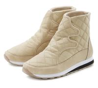 Stiefelette LASCANA, Damen, Gr. 38, beige, Obermaterial: 100% Lederimitat. Decksohle: 100% Textilmaterial. Futter: 100% Textilmaterial. Laufsohle: 100% Synthetik, unifarben, Schuhe Stiefelette, Stiefe