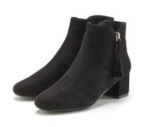 Stiefelette LASCANA, Damen, Gr. 39, schwarz, Obermaterial: 100% Textilmaterial. Decksohle: 100% Lederimitat. Futter: 100% Textilmaterial. Laufsohle: 100% Synthetik, unifarben, Schuhe Stiefelette, Stie