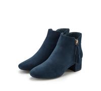 Stiefelette LASCANA, Damen, Gr. 40, blau, Obermaterial: 100% Textilmaterial. Decksohle: 100% Lederimitat. Futter: 100% Textilmaterial. Laufsohle: 100% Synthetik, unifarben, Schuhe Stiefelette, Stiefel