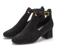 Stiefelette LASCANA, Damen, Gr. 41, schwarz, Obermaterial: 100% Textilmaterial. Decksohle: 100% Lederimitat. Futter: 100% Lederimitat. Laufsohle: 100% Synthetik, unifarben, Schuhe Stiefelette, Stiefel