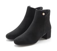 Stiefelette LASCANA "Herbststiefelette, Ankle Boots, Stiefel", Damen, Gr. 40, schwarz, Obermaterial: 100% Textilmaterial. Decksohle: 100% Lederimitat. Futter: 100% Textilmaterial. Laufsohle: 100% Synt