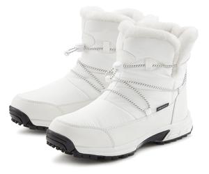 Stiefelette LASCANA "Outdoorstiefel, Winterstiefelette, Winterboots, Schneestiefel", Damen, Gr. 38, weiß, Obermaterial: 100% Textilmaterial. Decksohle: 100% Textilmaterial. Futter: 100% Textilmaterial