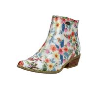 Stiefelette LAURA VITA "LAURA VITA Stiefelette Leder/Textil", Damen, Gr. 37, weiß, Leder, Textil, Schuhe Stiefelette (90333842-37) weiß