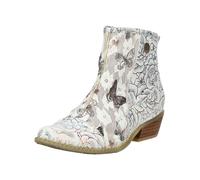 Stiefelette LAURA VITA "LAURA VITA Stiefelette Leder/Textil", Damen, Gr. 38, grau, Leder, Textil, Schuhe Stiefelette (38792120-38) grau