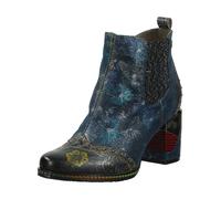 Stiefelette LAURA VITA "LAURA VITA Stiefelette Leder/Textil", Damen, Gr. 39, blau, Leder, Textil, Schuhe Stiefelette (44418903-39)
