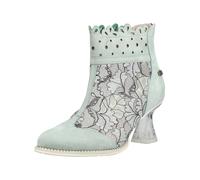Stiefelette LAURA VITA "LAURA VITA Stiefelette Leder/Textil", Damen, Gr. 39, blau, Leder, Textil, Schuhe Stiefelette (76370122-39) blau