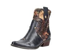 Stiefelette LAURA VITA "LAURA VITA Stiefelette Leder/Textil", Damen, Gr. 40, blau (anthrazit), Leder, Textil, Schuhe Stiefelette (44658313-40) anthrazit