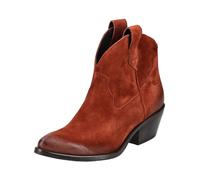 Stiefelette LAZAMANI "Lazamani Stiefelette Leder", Damen, Gr. 37, rot, Leder, Schuhe Stiefelette (62255145-37) rot