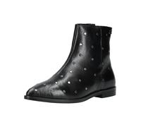Stiefelette LAZAMANI "Lazamani Stiefelette Leder", Damen, Gr. 40, schwarz, silber, Leder, Schuhe (16022133-40) schwarz, silber