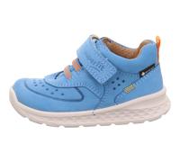 Superfit Jungen Ankle Boots Breeze, Kinder Stiefeletten, Weite: M IV, lose Einlage, uebergangsschuhe, uebergangsstiefel, HELLBLAU/ORANGE (400), 23 EU