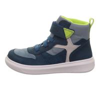 Stiefelette Leder \ COSMO BLAU/HELLGRÜN - Gr. - 38