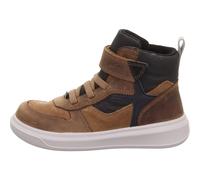 Stiefelette Leder \ COSMO BRAUN/SCHWARZ - Gr. - 34