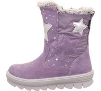 Stiefelette Leder \ FLAVIA LILA/SILBER - Gr. - 34