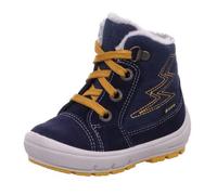 Stiefelette Leder \ GROOVY BLAU/GELB - Gr. - 21