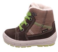 Stiefelette Leder \ GROOVY BRAUN/GRÜN - Gr. - 26