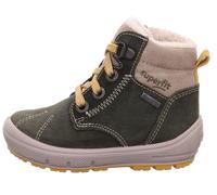 Stiefelette Leder \ GROOVY GRÜN/BEIGE - Gr. - 24