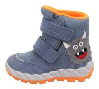 Superfit Jungen ICEBIRD warm gefütterte Gore-Tex Stiefel, HELLBLAU/ORANGE 8000