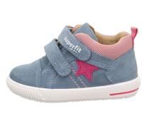 Superfit Stiefelette Leder Moppy für Kinder Blau/Pink Größe 21
