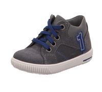 Stiefelette Leder \ MOPPY GRAU/BLAU - Gr. - 19