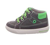 Stiefelette Leder \ MOPPY GRAU/GRÜN - Gr. - 23