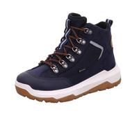 Stiefelette Leder \ SPACE BLAU/BRAUN - Gr. - 35