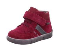 Stiefelette Leder \ ULLI ROT/HELLGRAU - Gr. - 19