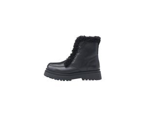 Stiefelette LLOYD "AURA 345 L", Damen, Gr. 40, schwarz, Leder, unifarben, Schuhe Stiefelette, mit Warmfutter (19123557-40) schwarz