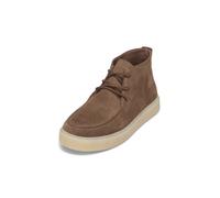 Stiefelette MARC O'POLO "aus geöltem Veloursleder", Herren, Gr. 43, schwarz taupe, Obermaterial: 100% Leder (Rind), unifarben, Schuhe Stiefelette (95721005-43) schwarz taupe