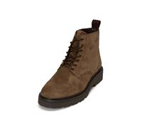 Stiefelette MARC O'POLO "aus geöltem Veloursleder", Herren, Gr. 45, schwarz taupe, Obermaterial: 100% Leder, unifarben, Schuhe Stiefelette (82470600-45) schwarz taupe