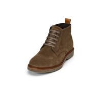 Stiefelette MARC O'POLO "aus geöltem Veloursleder", Herren, Gr. 47, Synthetik, braun (schwarz taupe), Obermaterial: 100% Leder, unifarben, Schuhe Stiefelette (93370639-47) schwarz taupe